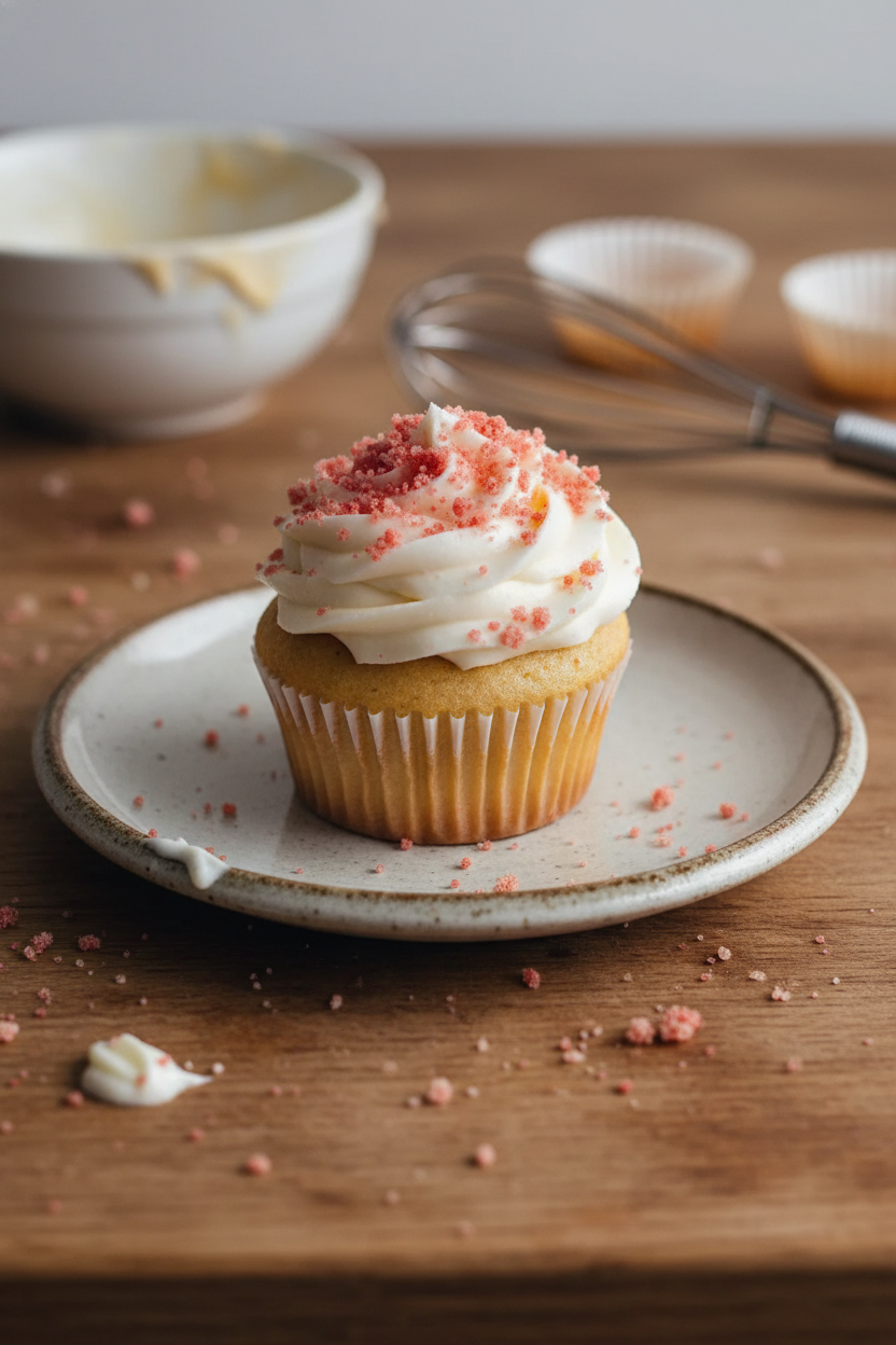 Chef-Tested Strawberry Shortbread Cupcake Recipe