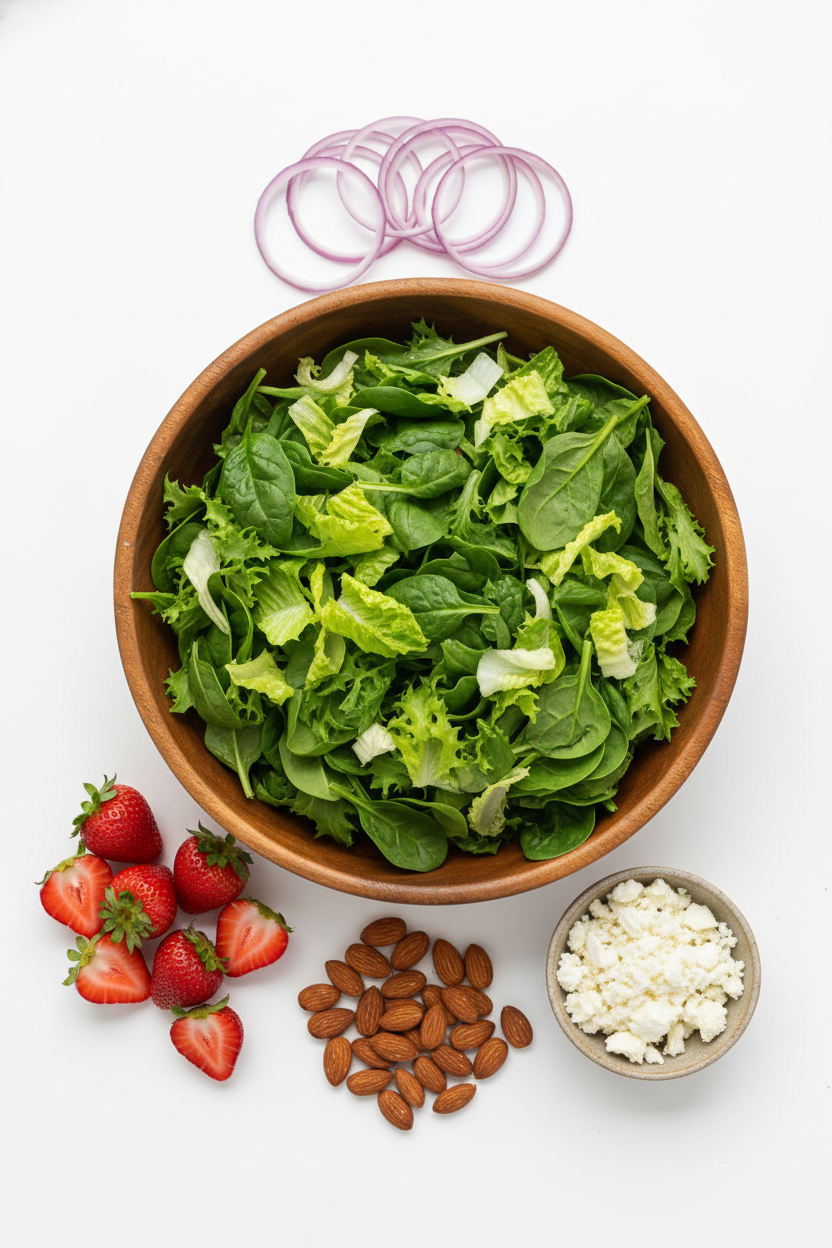 Chef-Tested Strawberry Spinach Salad with Toasted Almonds
