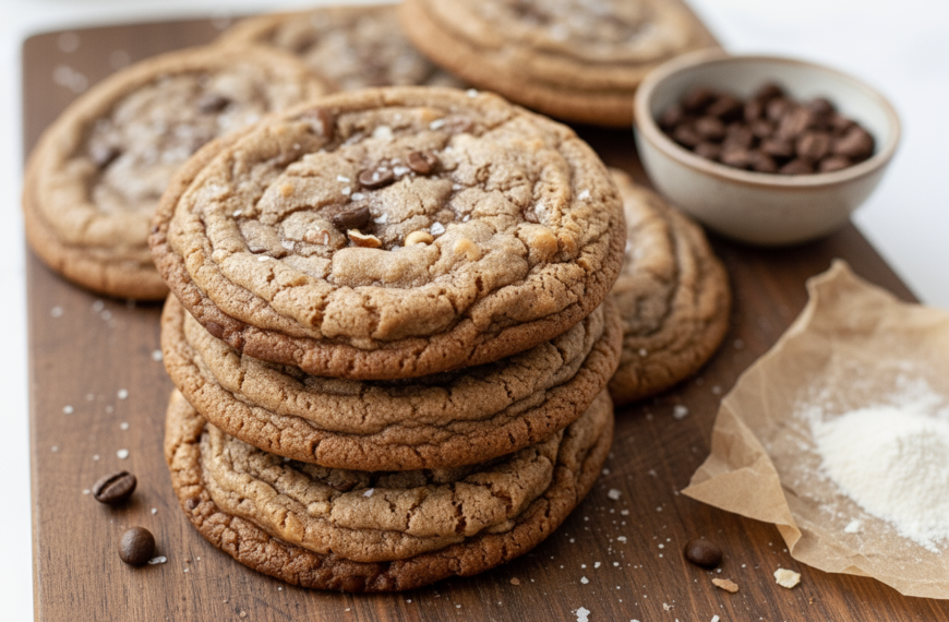 My Brown Butter Toffee Espresso Cookie Recipe