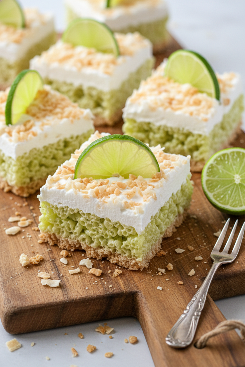 Chefs Secret Key Lime Pie Rice Krispies Treats