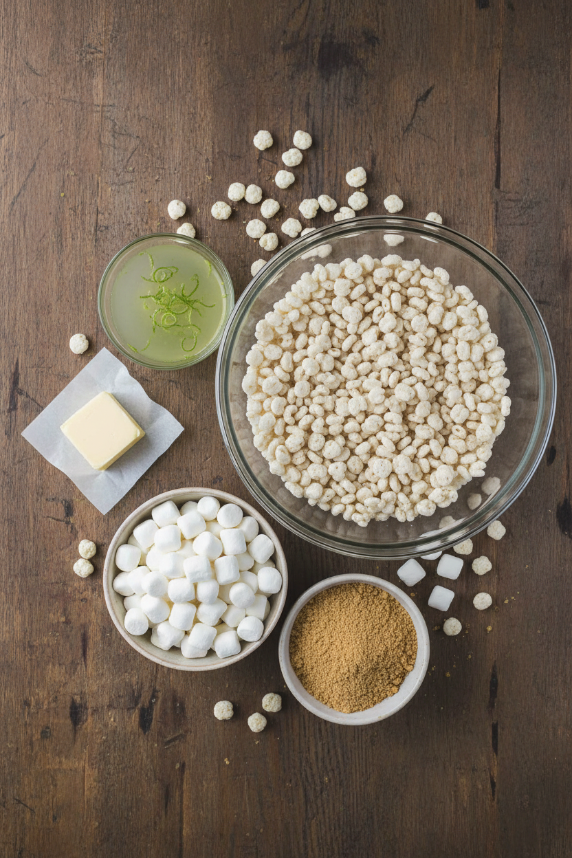 Chefs Secret Key Lime Pie Rice Krispies Treats