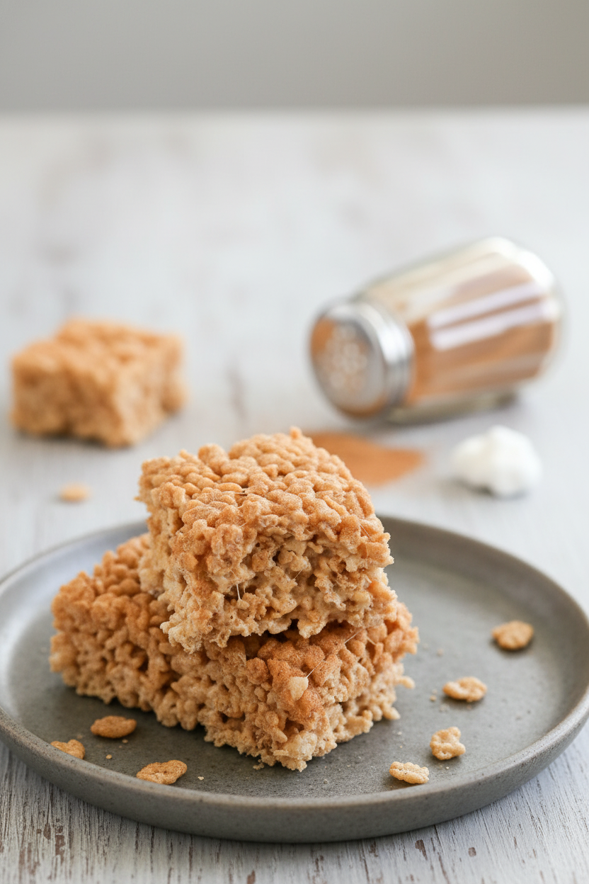 Chefs Secret for Gooey Cinnamon Rice Krispie Treats