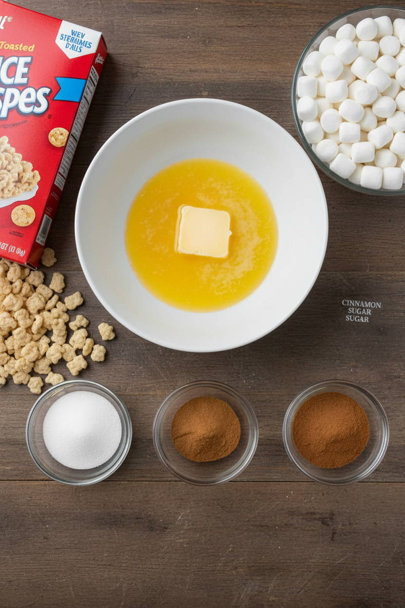 Chefs Secret for Gooey Cinnamon Rice Krispie Treats
