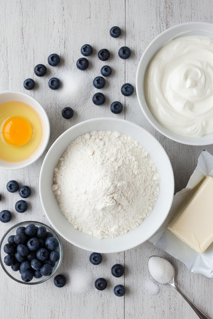 Cream Cheese Blueberry Crumb Muffins Recipe