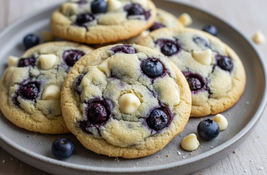 A Bakers Guide to Perfect Creamy Blueberry Cookies