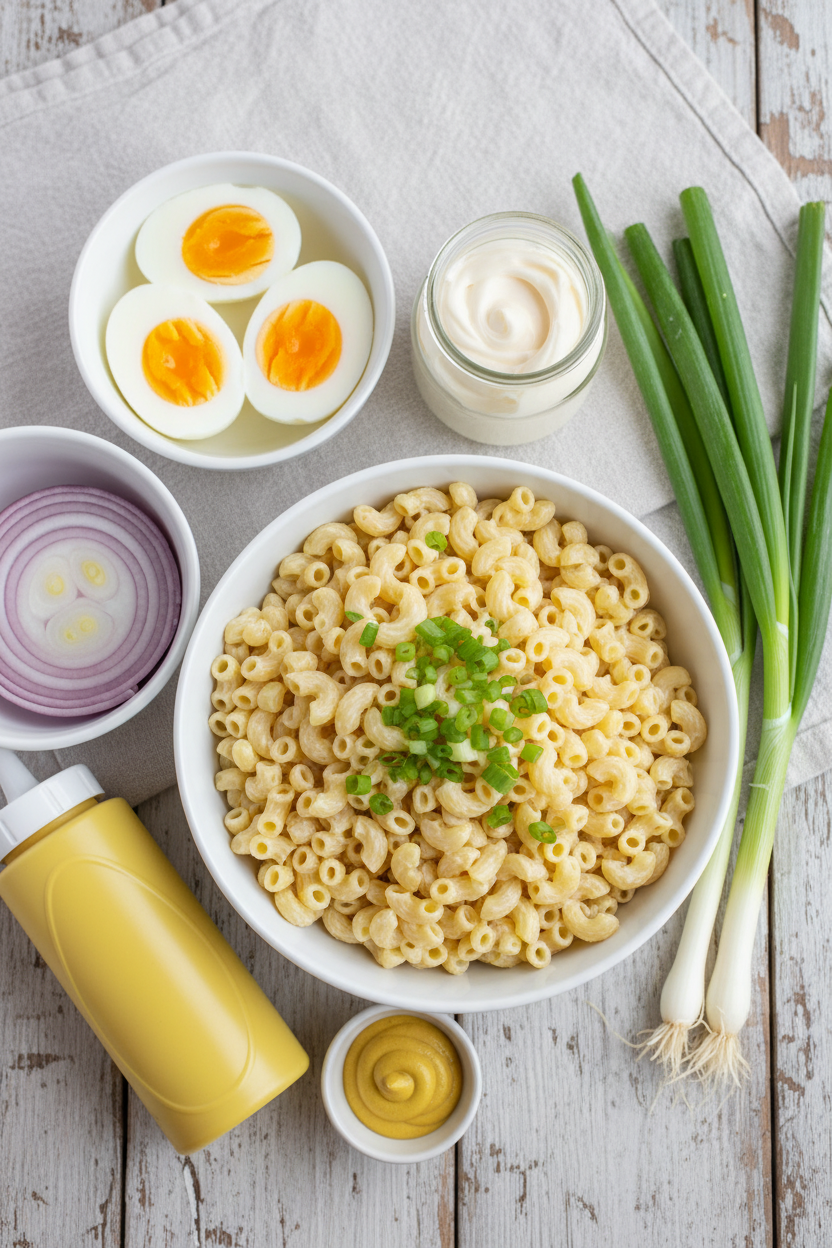 Creamy Egg and Bacon Pasta Salad Recipe