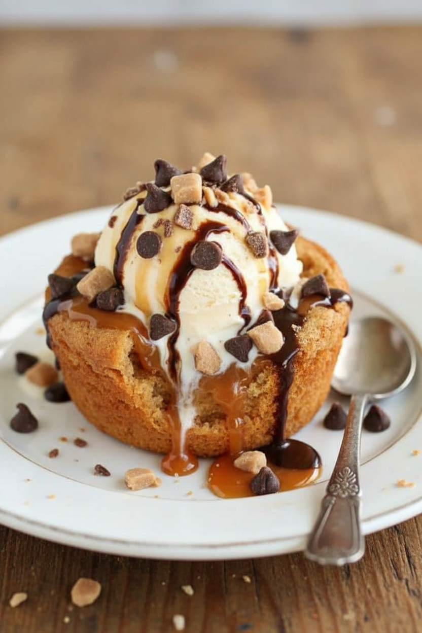 Creamy Toffee Chocolate Chip Cake Bars