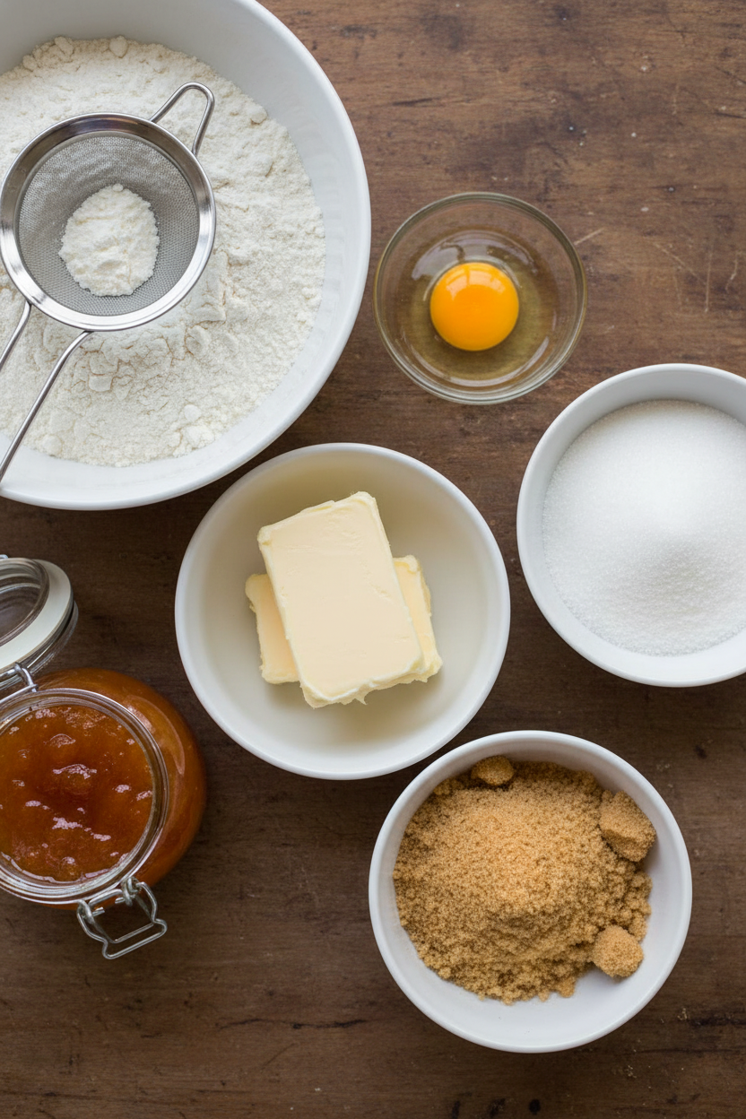 Easy Apricot Jam Crumble Bars Recipe