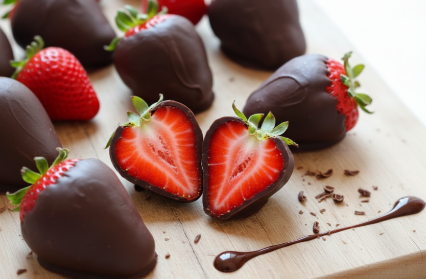 My Favorite Frozen Chocolate Strawberry Bites
