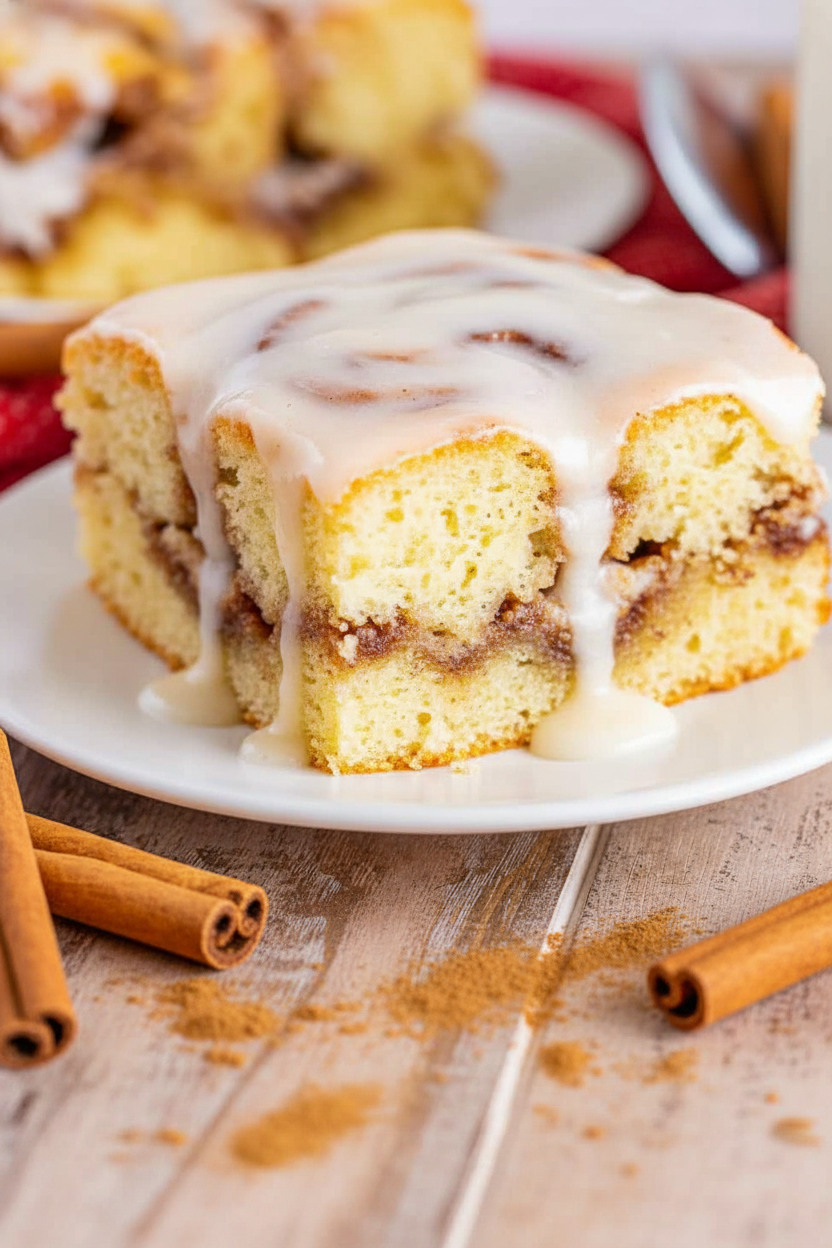 Easy Homemade Cinnamon Roll Cake Recipe