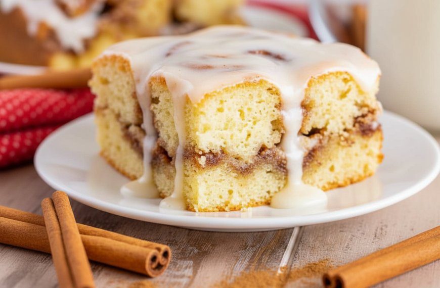 My Gooey Cinnamon Roll Cake Recipe