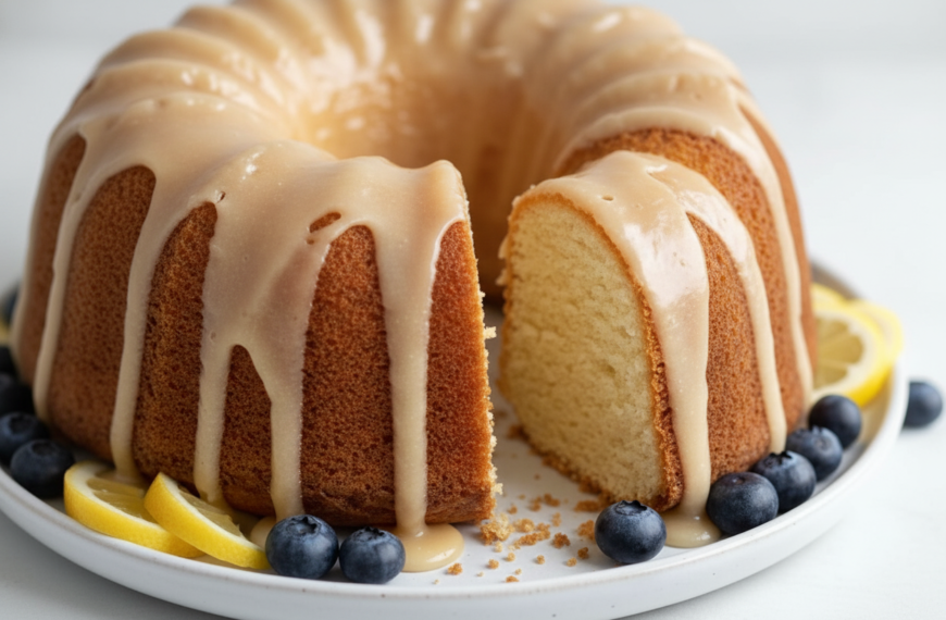 My Favorite Lemon 7UP Bundt Cake with Glaze