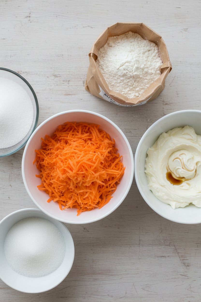 Easy Moist Carrot Cake Bars with Cream Cheese Frosting