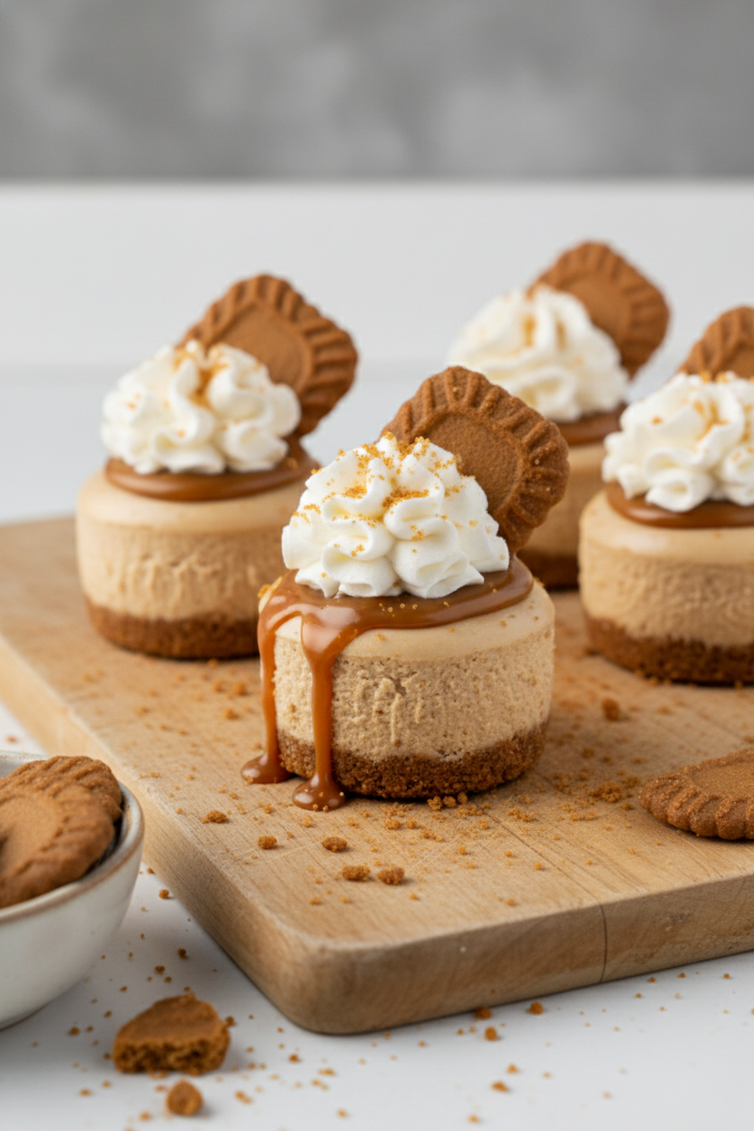 Easy No-Bake Biscoff Cheesecakes I Swear By