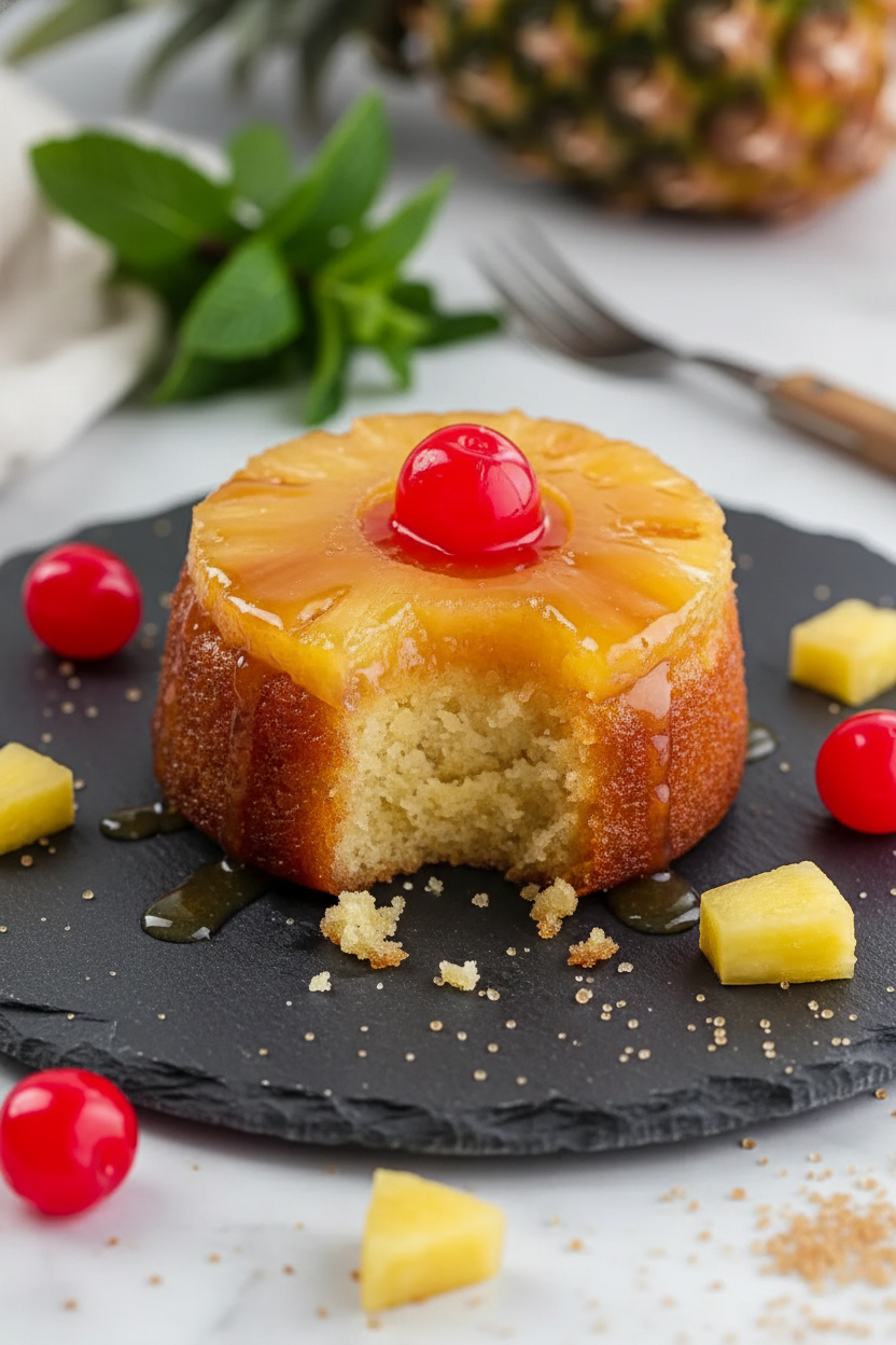 Easy Pineapple Upside Down Mini Cakes Recipe