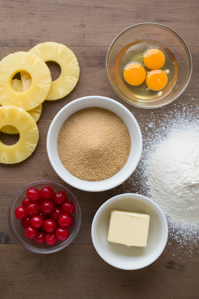 Easy Pineapple Upside Down Mini Cakes Recipe
