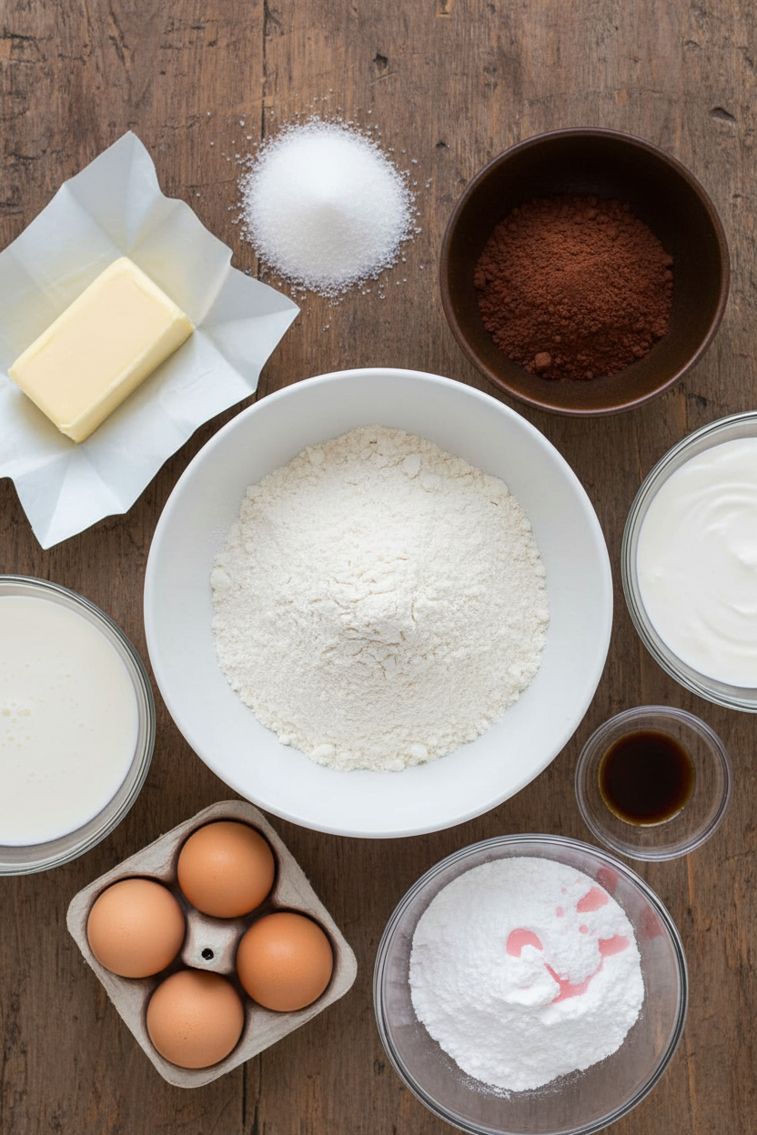 Easy Pink Coconut Chocolate Cake Bars Recipe