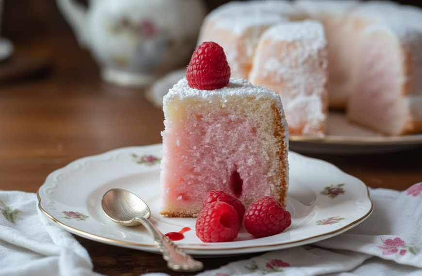 My Raspberry Angel Food Cake Success