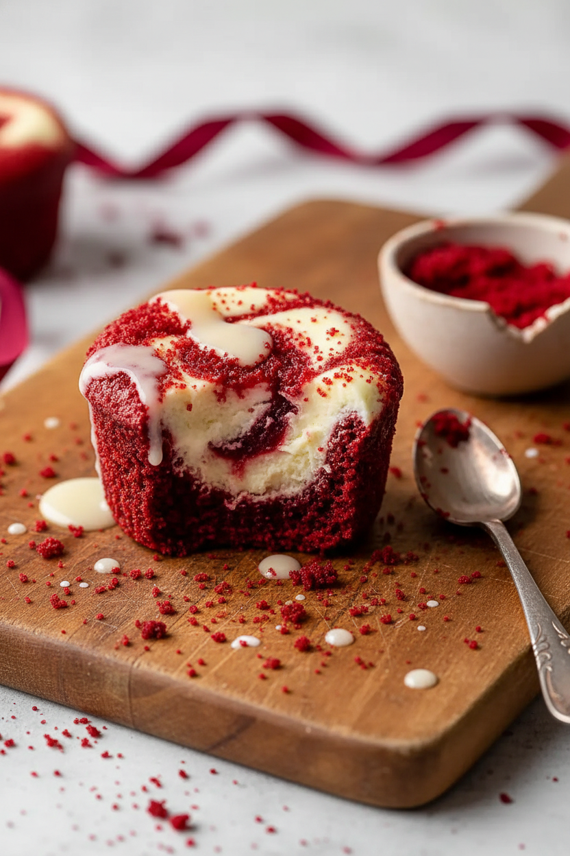 Easy Red Velvet Cheesecake Brownie Bites Recipe