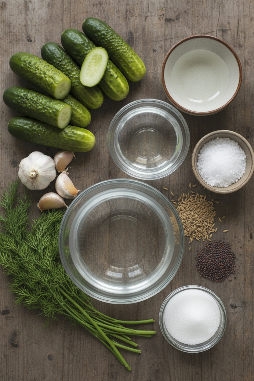 Easy Refrigerator Dill Pickles Recipe for Beginners