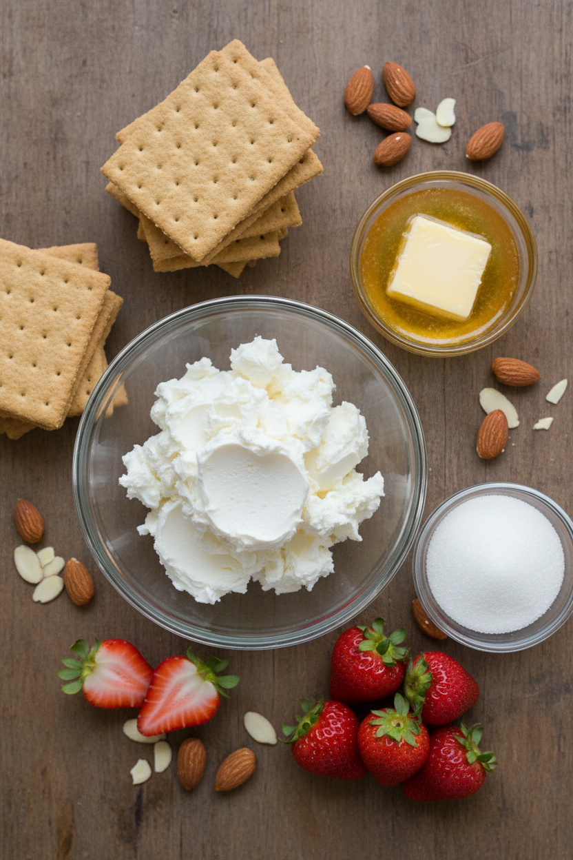 Easy Strawberry Almond Cheesecake Bites Recipe