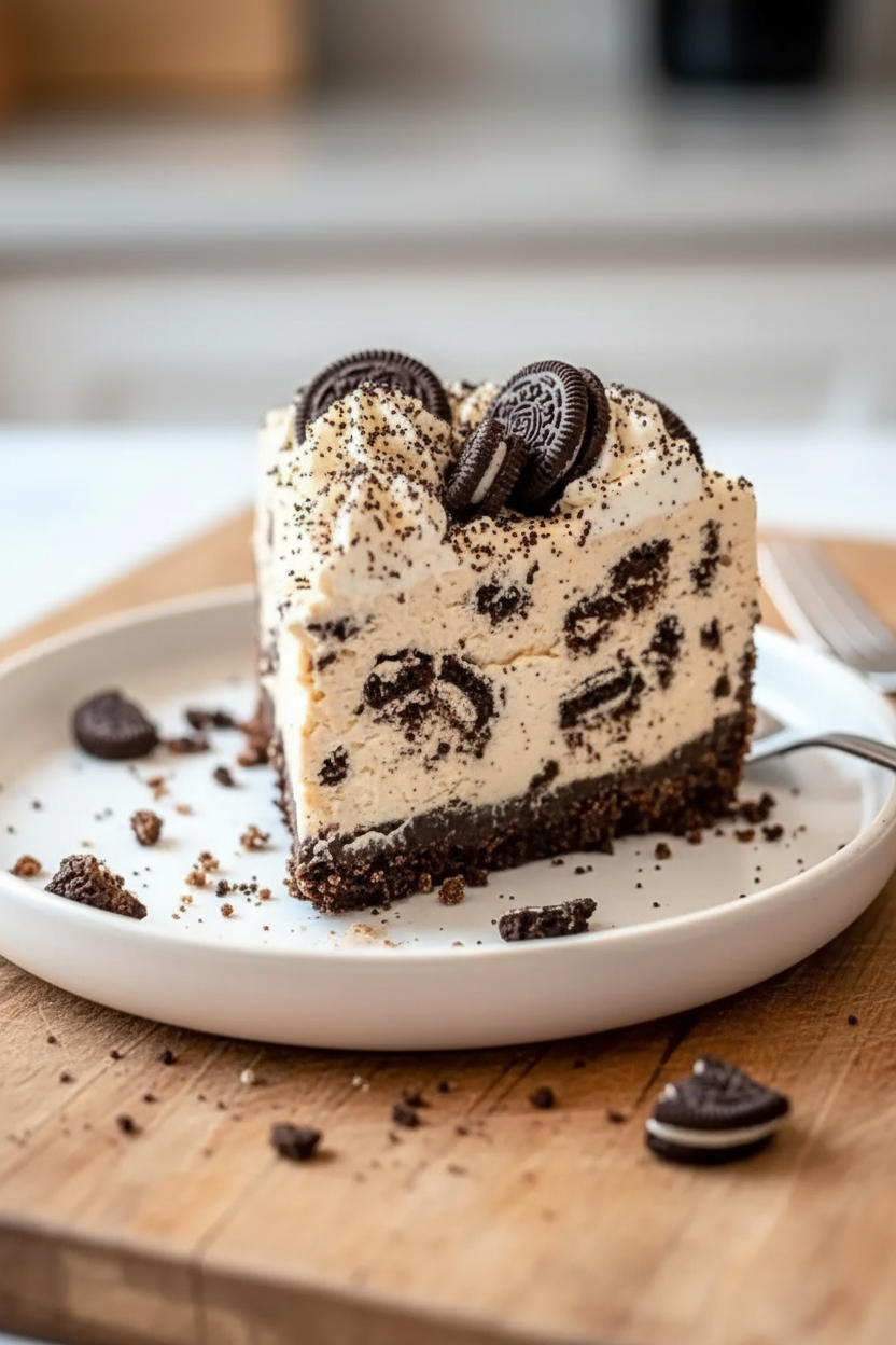 Frozen Peanut Butter Oreo Pie Recipe