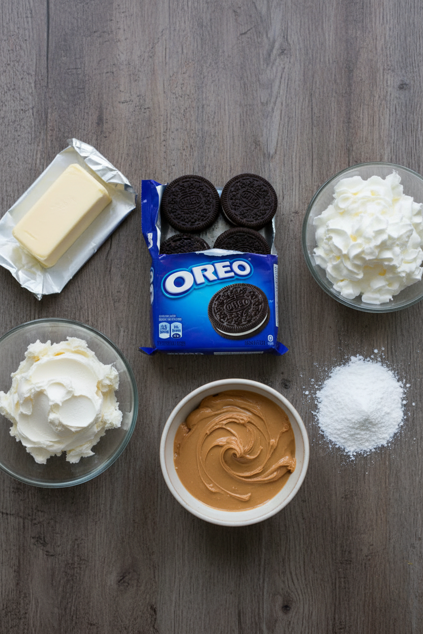 Frozen Peanut Butter Oreo Pie Recipe