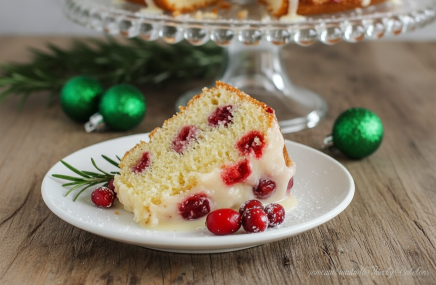 Grandmas Treasured Cranberry Orange Bundt Cake Recipe