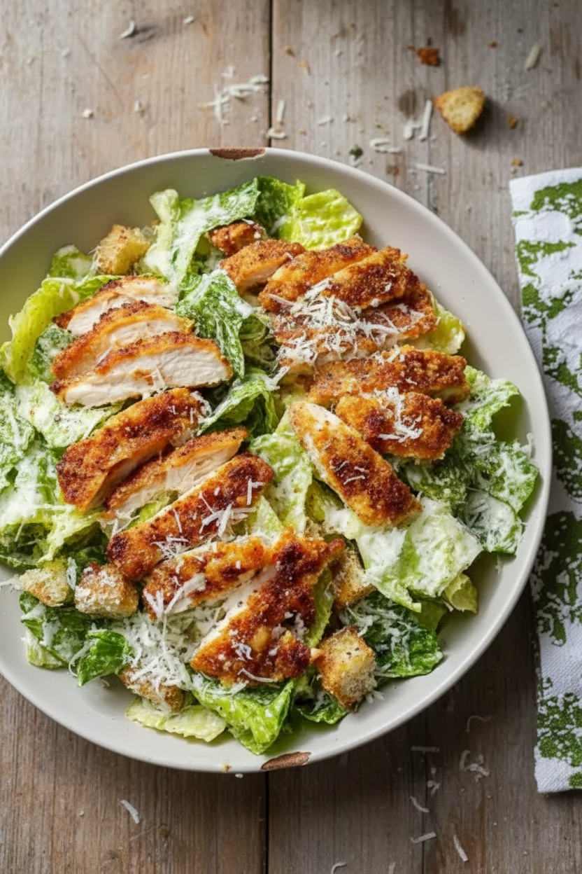 Homemade Caesar Salad Crouton Tips Shared