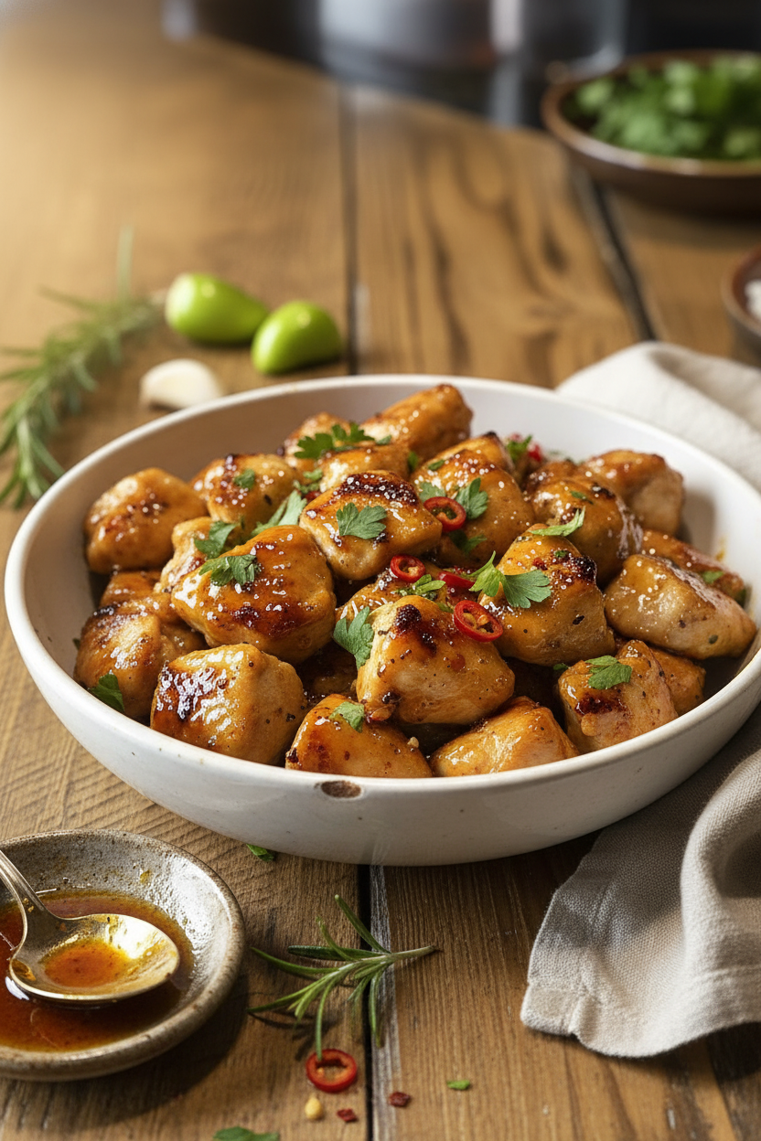 Honey Garlic Butter Chicken Skillet by Chef Maria