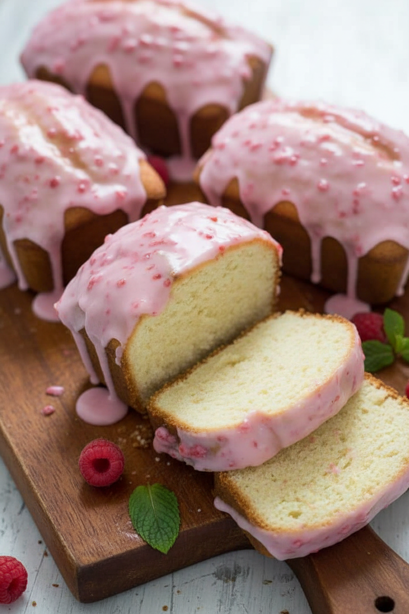 Key Lime Raspberry Loaf Cake Recipe