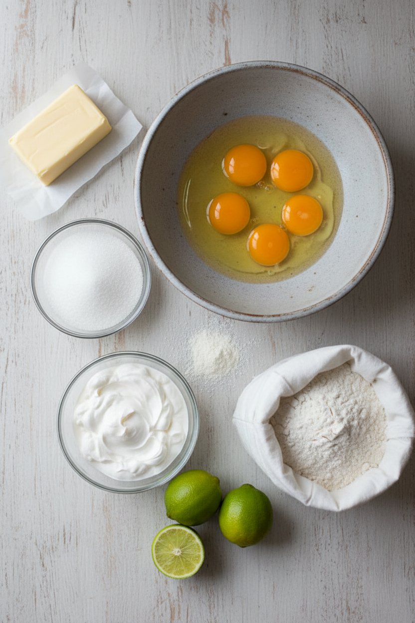 Key Lime Raspberry Loaf Cake Recipe