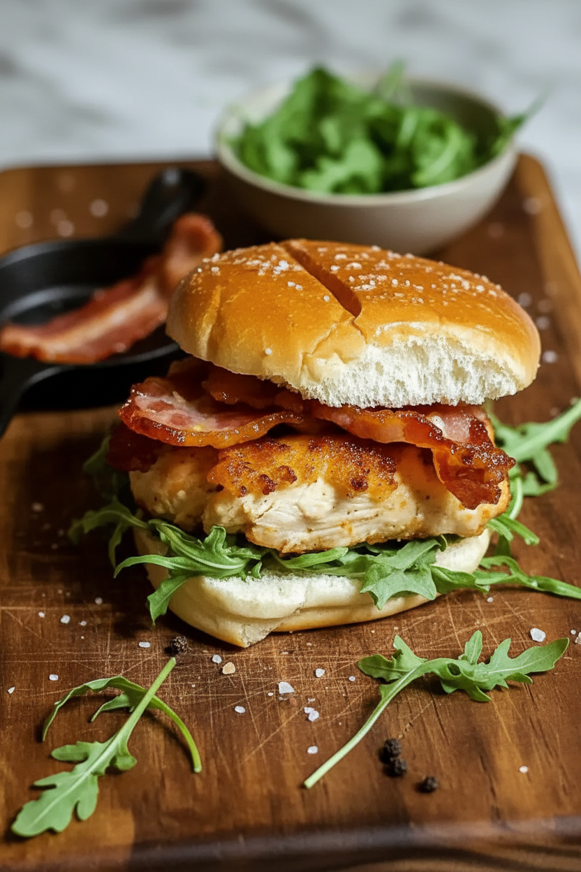 Maple Glazed Chicken Sliders with Crispy Bacon