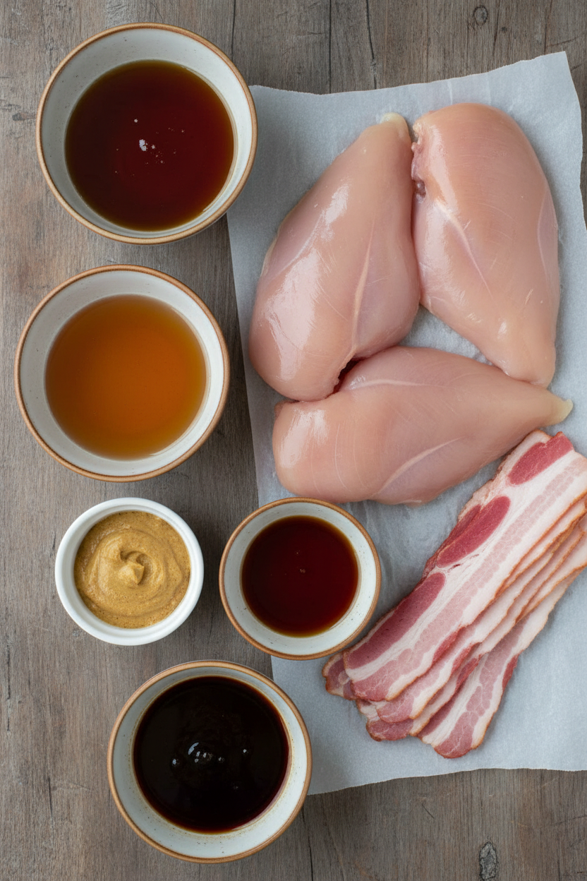 Maple Glazed Chicken Sliders with Crispy Bacon