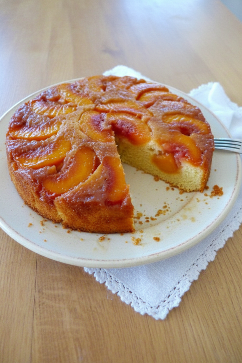 My Best Nectarine Upside Down Cake Recipe