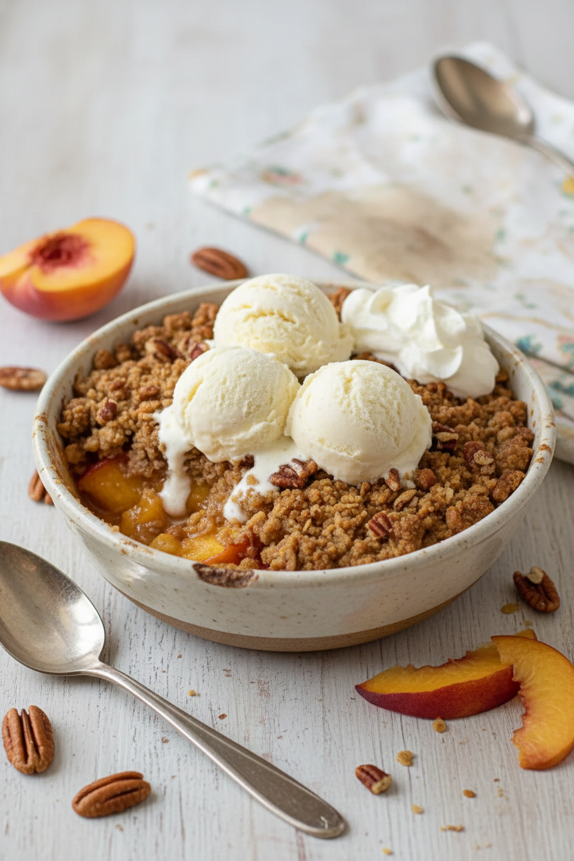 My Best Peachy Oat Crisp Experience