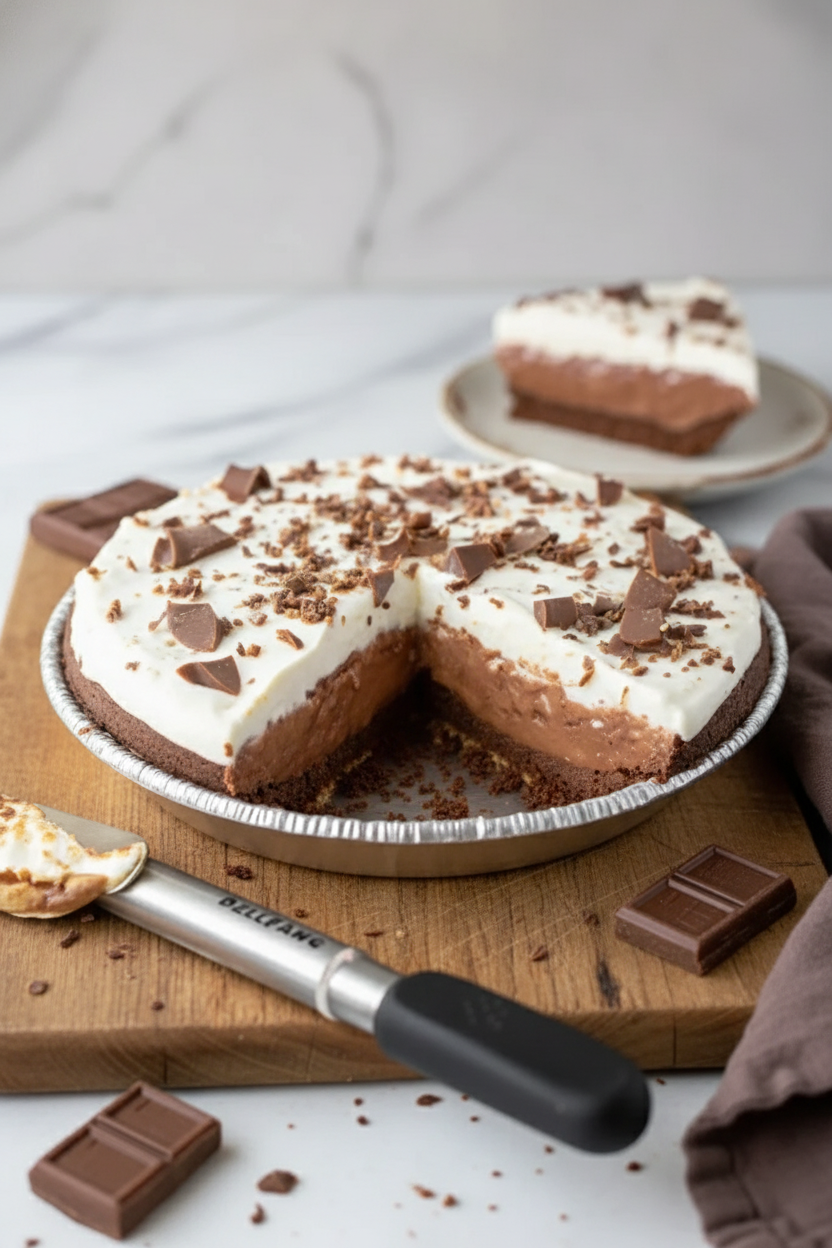 My Decadent Chocolate Truffle Cream Pie