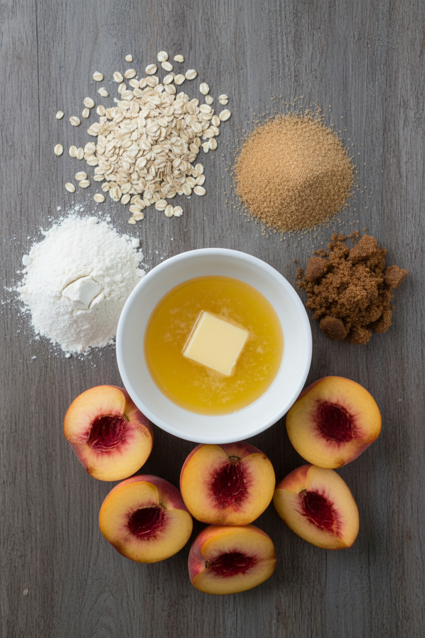 My Easy Peach Crisp Recipe with Baking Tips