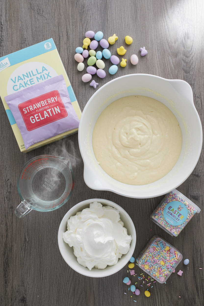 My Easy Poke Cake Recipe for Easter