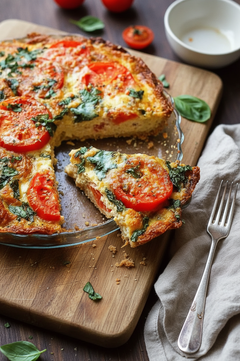 My Easy Summer Tomato Eggplant Pie Recipe
