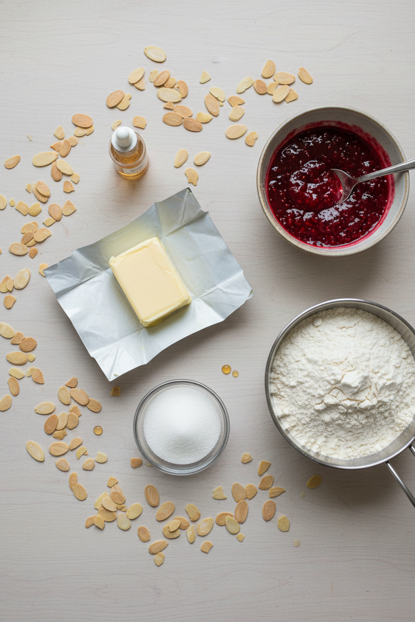 My Favorite Buttery Raspberry Almond Shortbread Bars