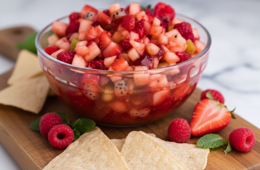 My Favorite Cinnamon Sugar Chips with Fresh Fruit Salsa