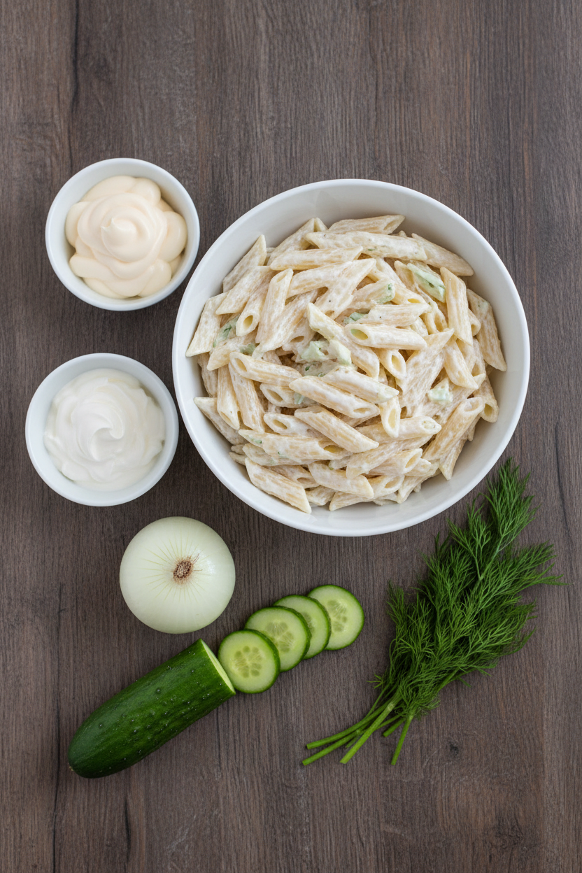 My Favorite Creamy Dill Pasta Salad Recipe