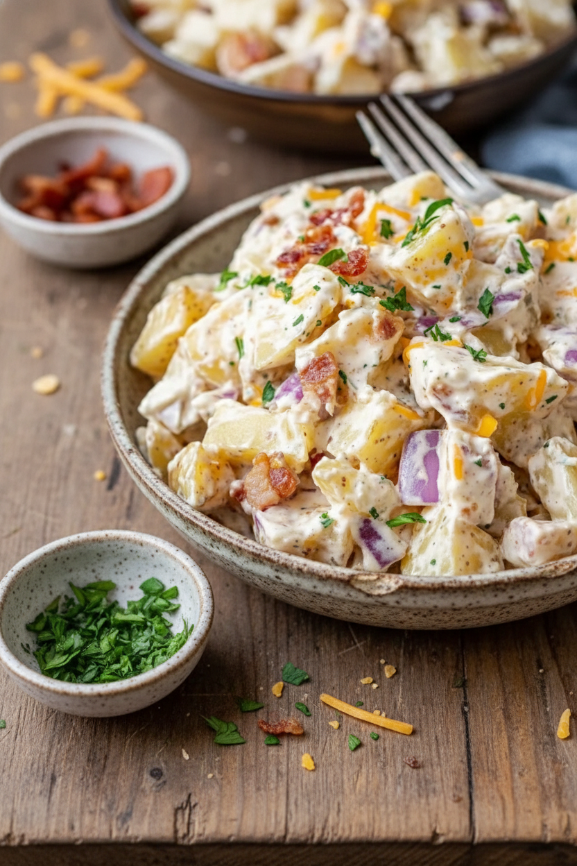 My Favorite Creamy Steakhouse Potato Salad Recipe