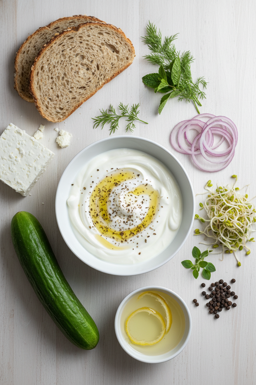 My Favorite Crisp Cucumber Feta Sandwich Recipe