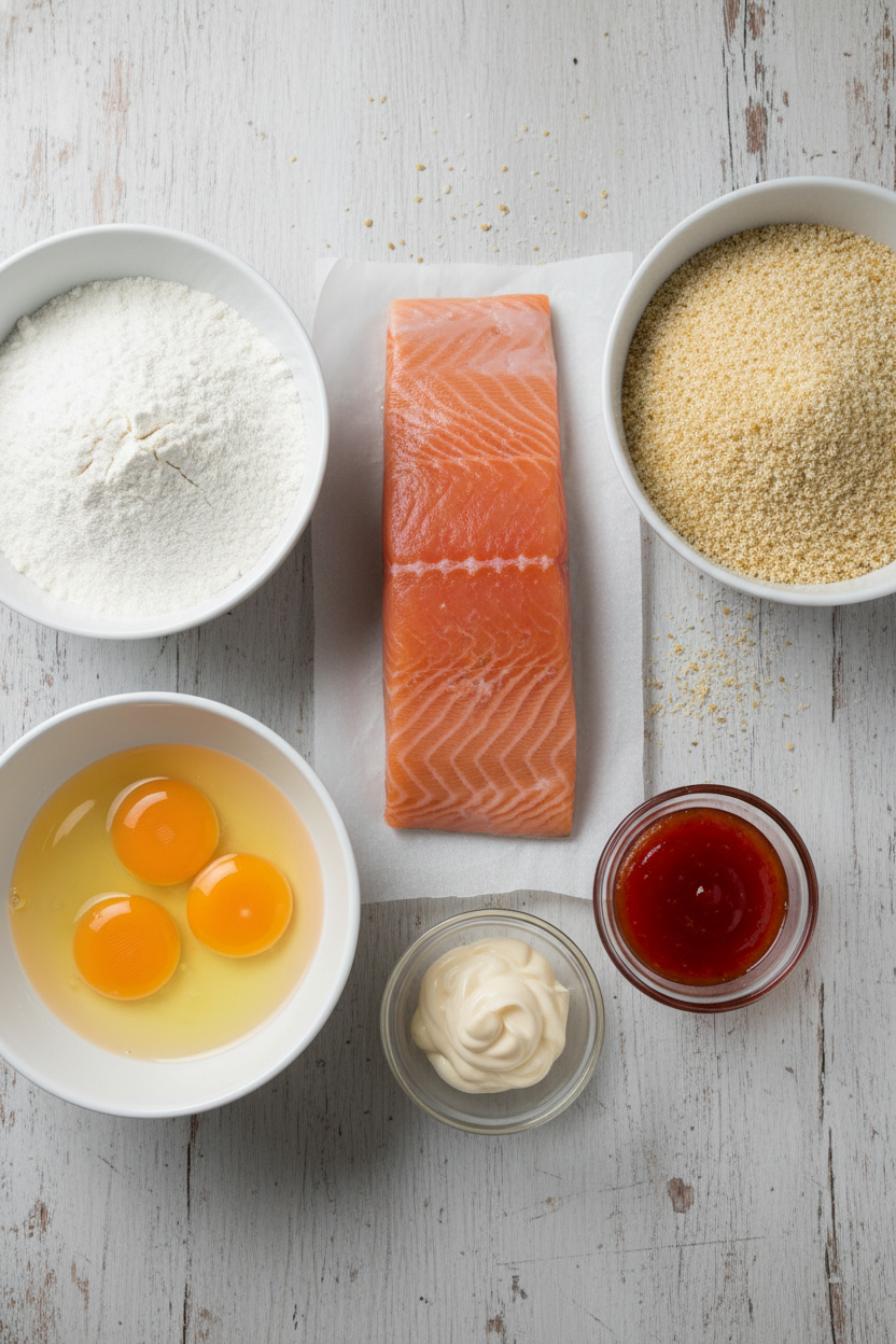 My Favorite Crispy Salmon Bites with Bang Bang Sauce