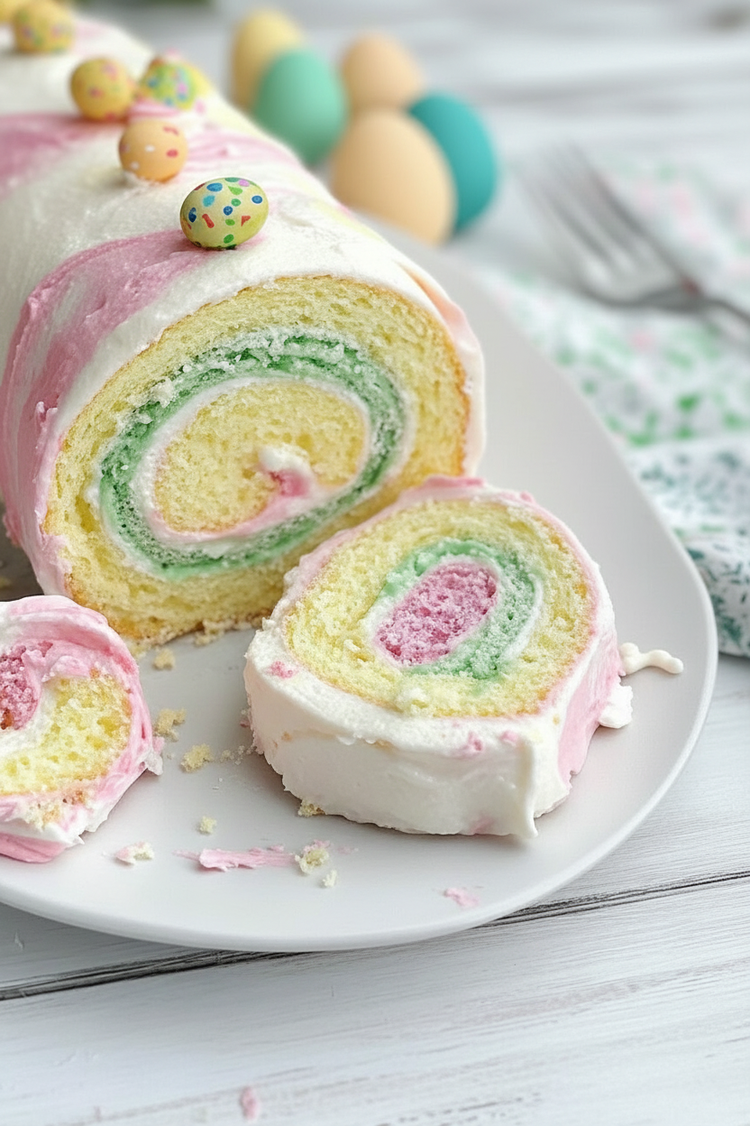 My Favorite Easter Bunny Cake Roll Recipe
