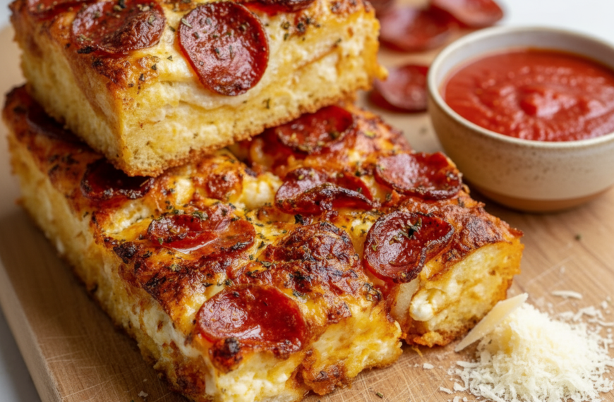 My Favorite Easy Cottage Cheese Pizza Bake