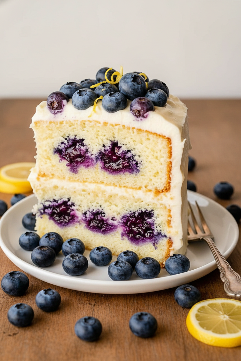 My Favorite Lemon Blueberry Layer Cake Recipe