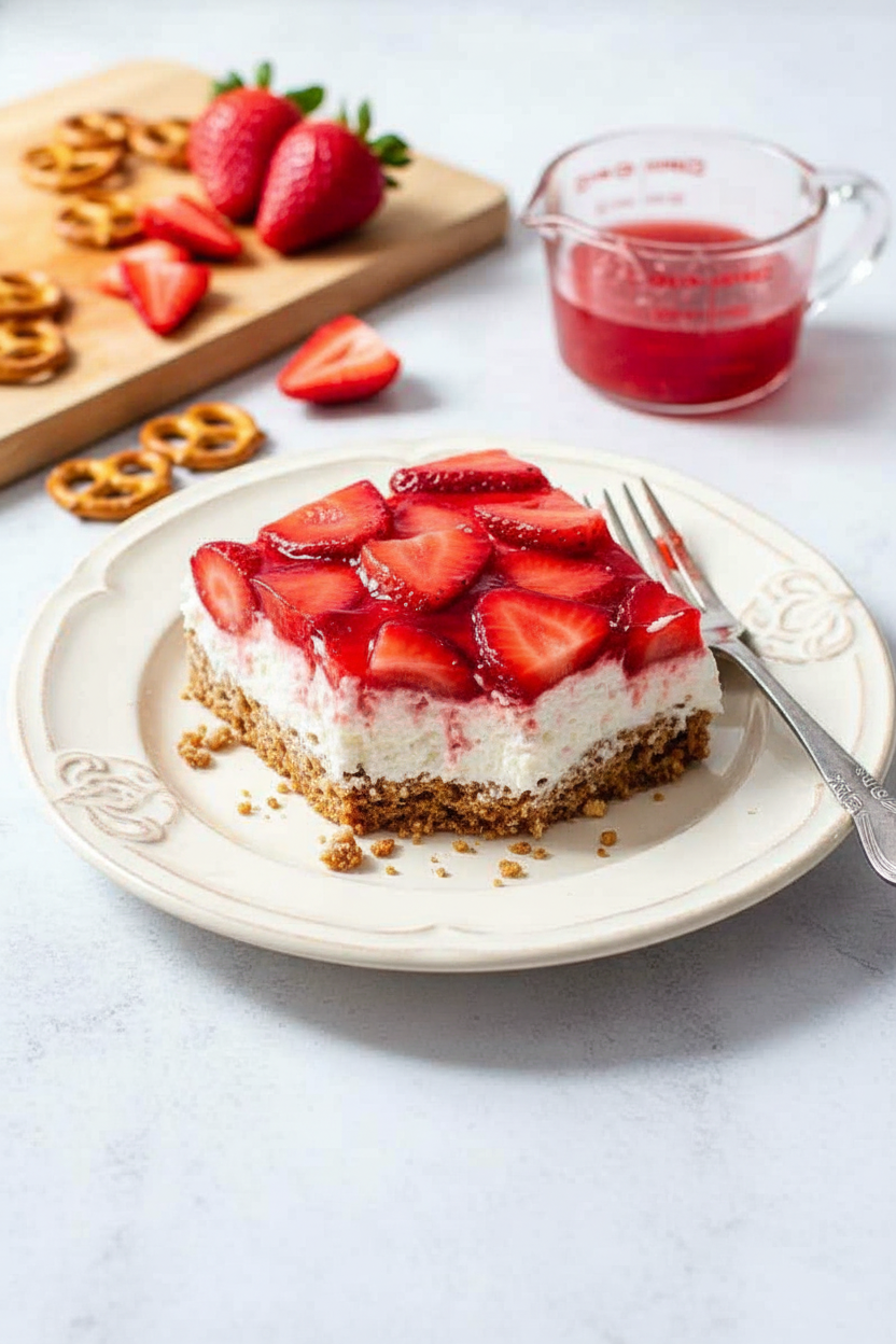 My Favorite Strawberry Pretzel Dessert Recipe
